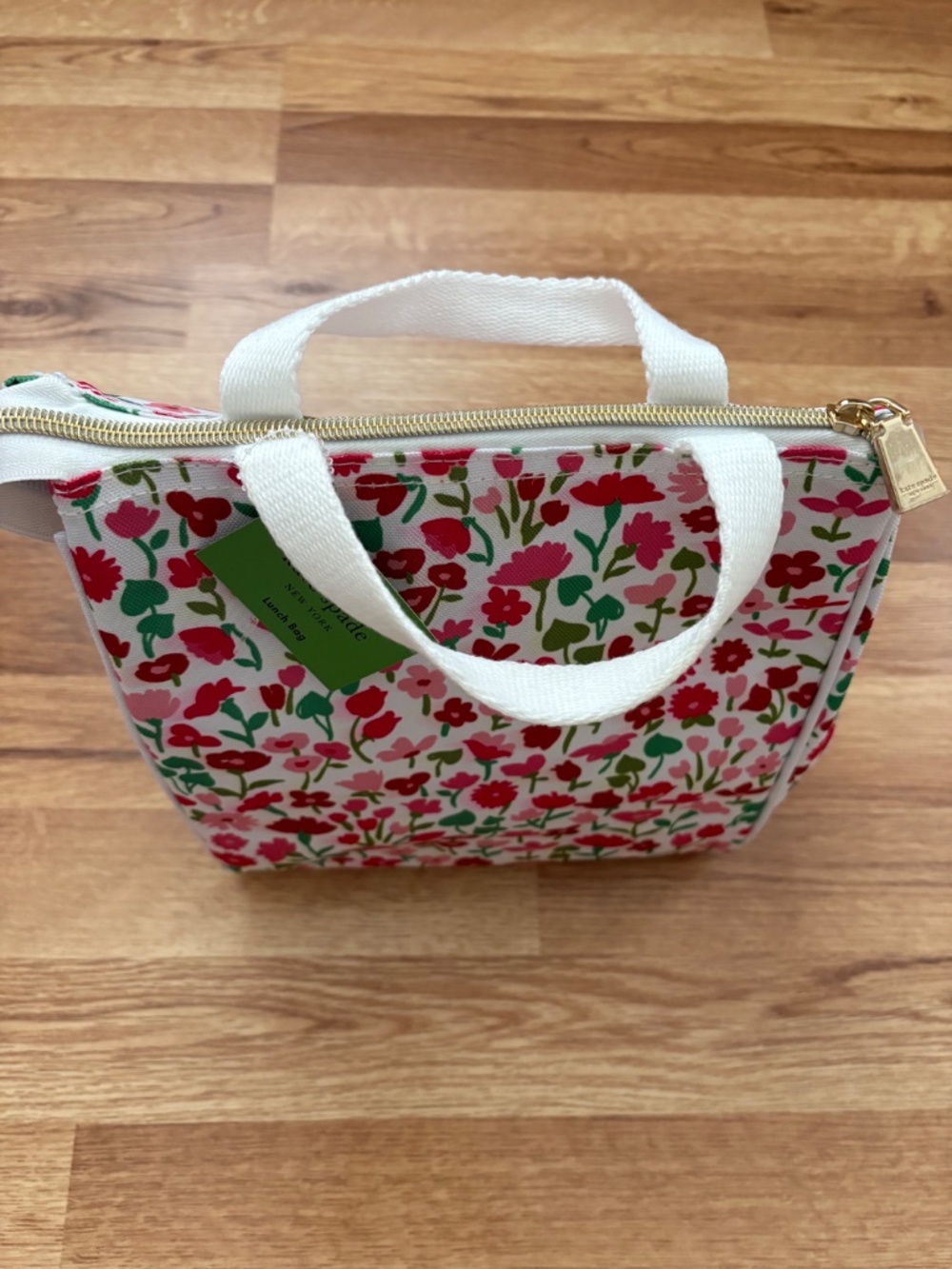 NWT Kate Spade New York Floral pattern Insulated Lunch Bag - Picture 4 of 13